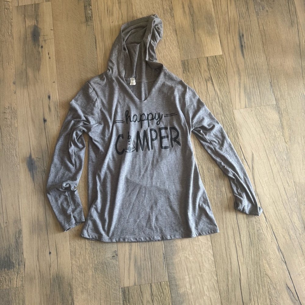 Happy camper tee long sleeve